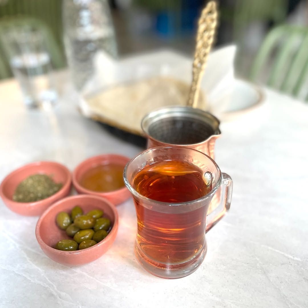 a bowl of food on a table