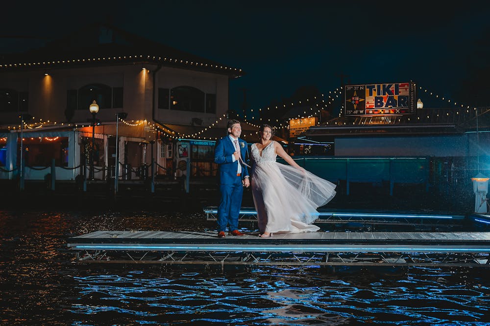 a man standing in front of a building