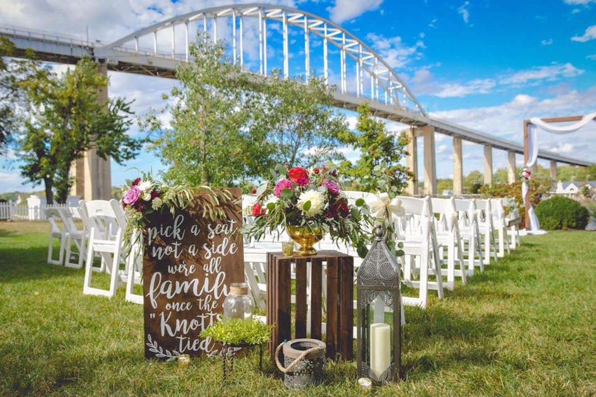 Outdoor Wedding Reception
