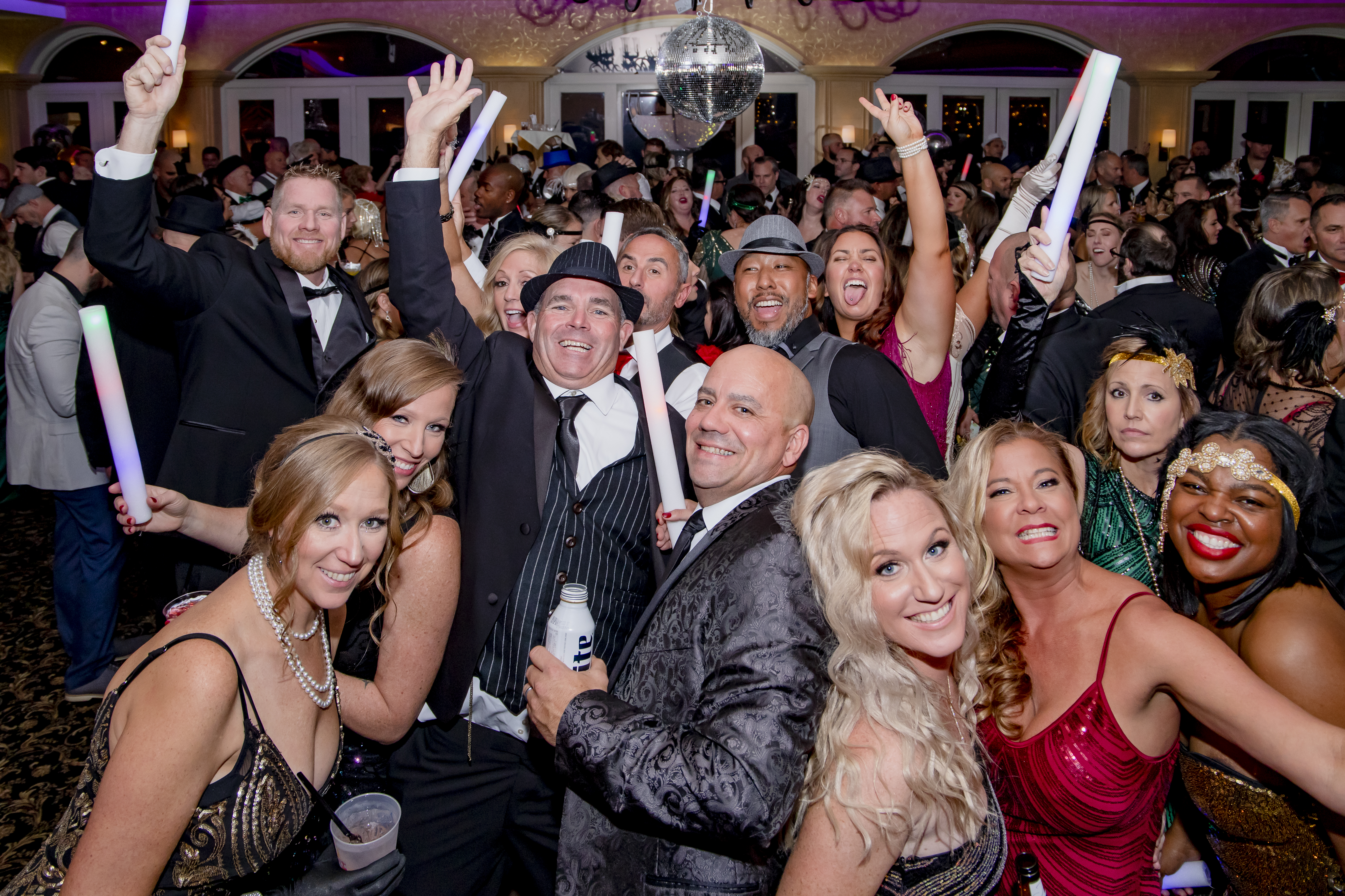 Tim Beckman et al. posing for a photo in front of a crowd