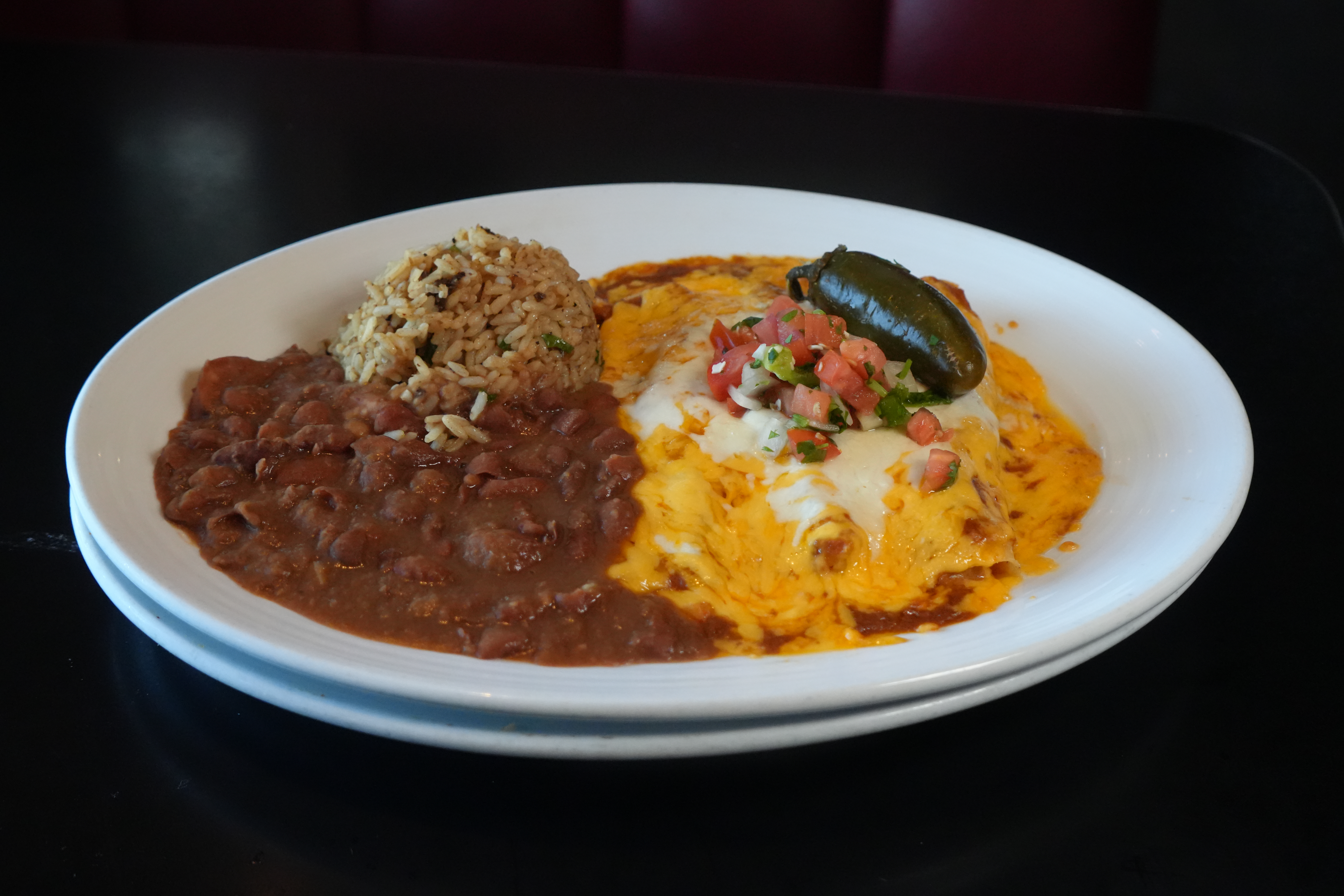 Babin's Cinco Crawfish Enchiladas