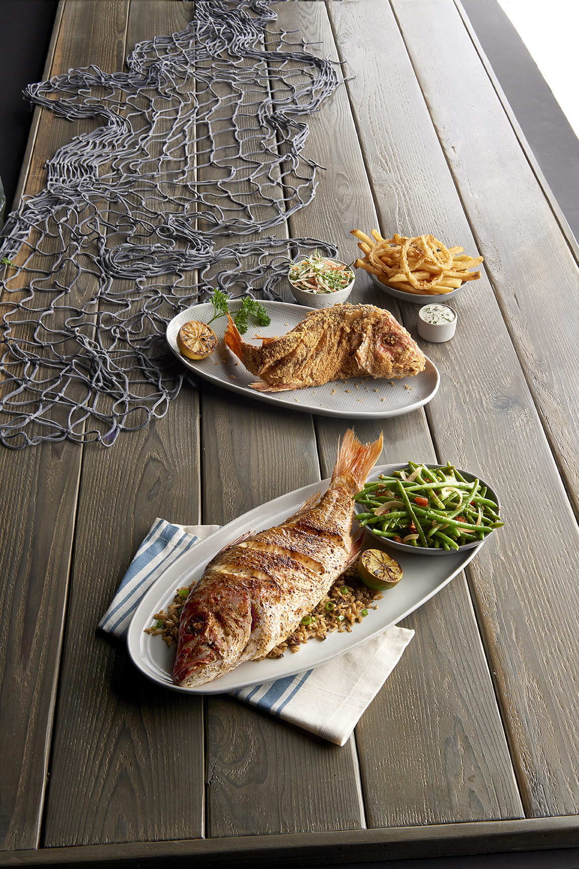 a plate of food on a table