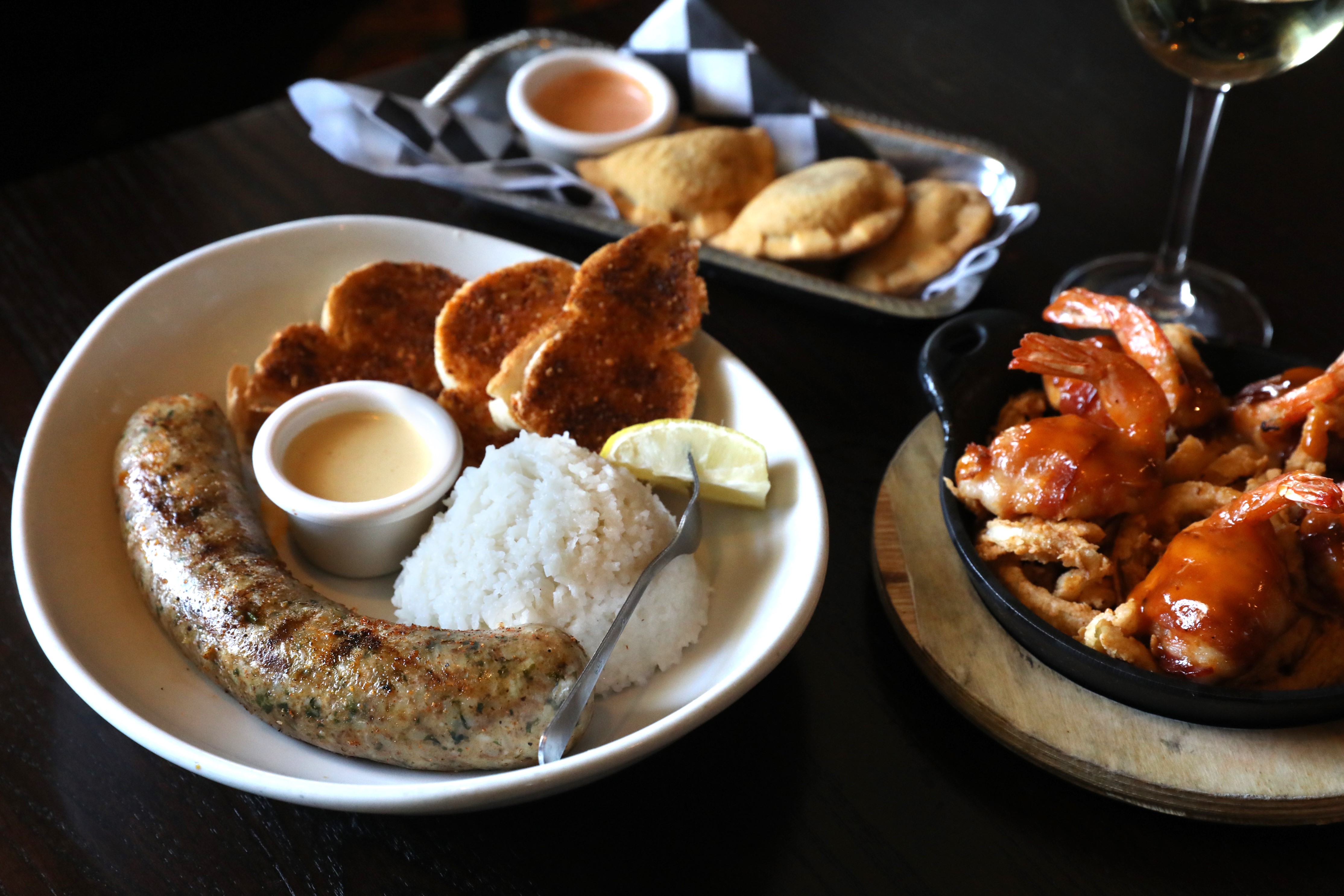 a plate of food and a cup of coffee