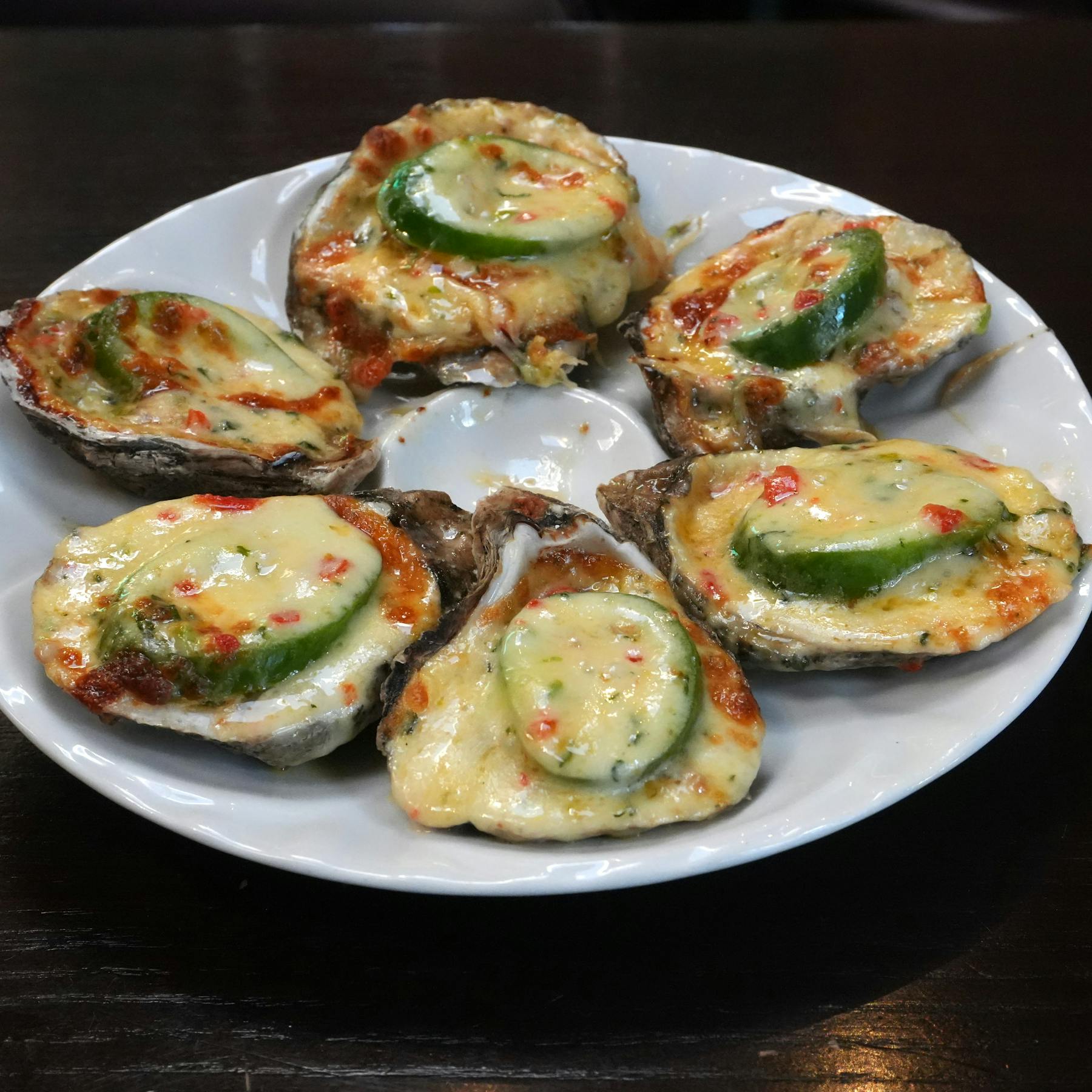 a plate of food on a table