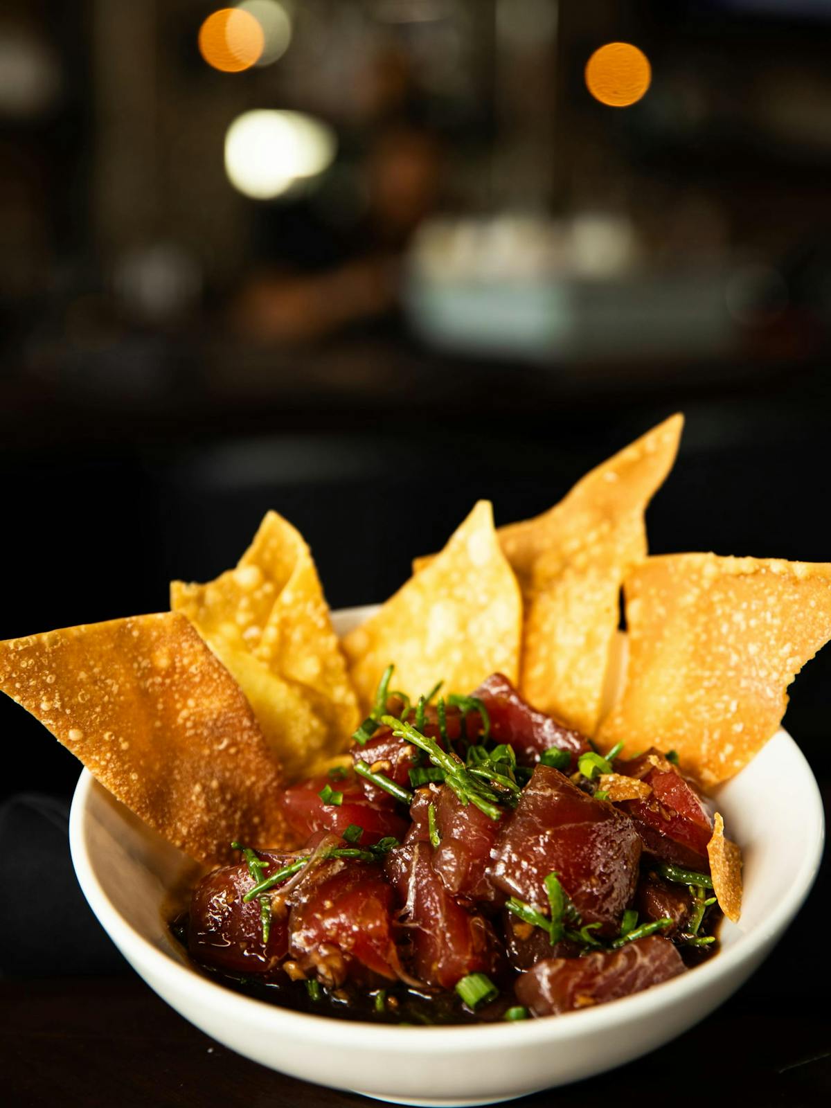 a plate of food on a table