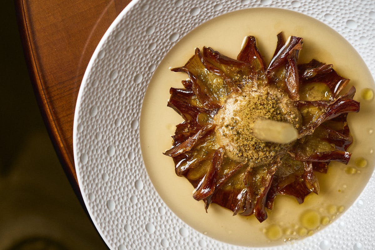 a bowl of food on a plate