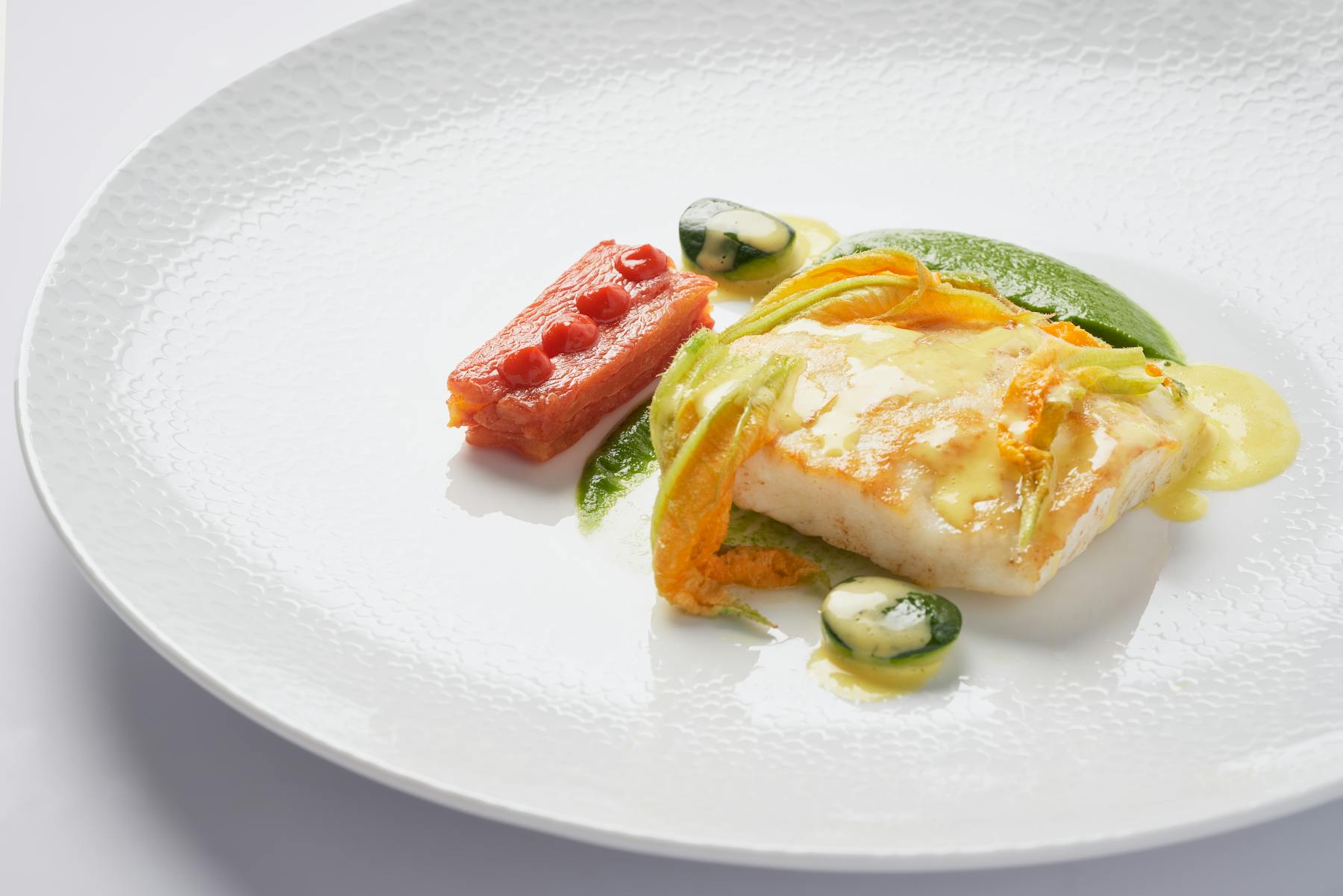 a piece of food on a plate