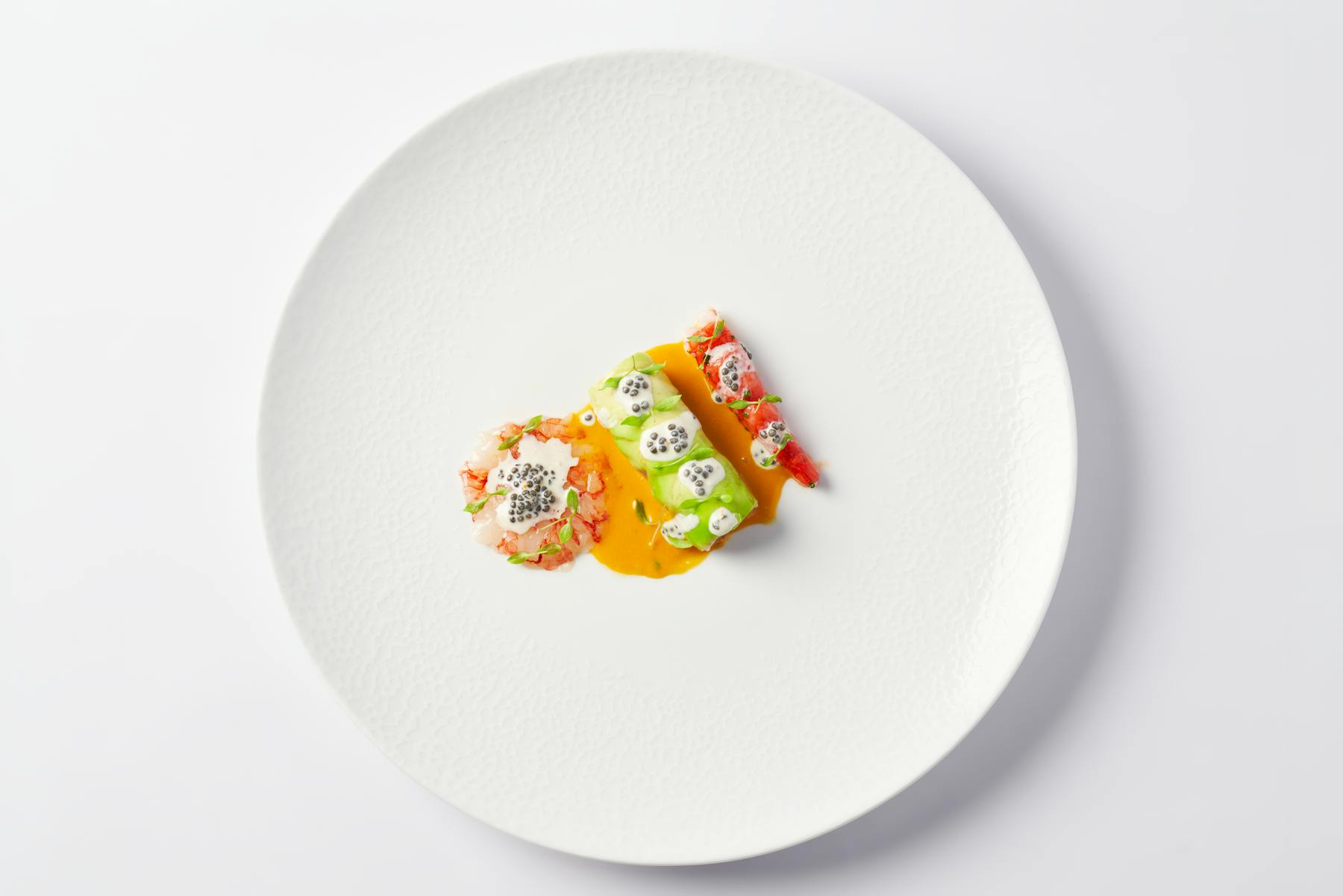 a white plate