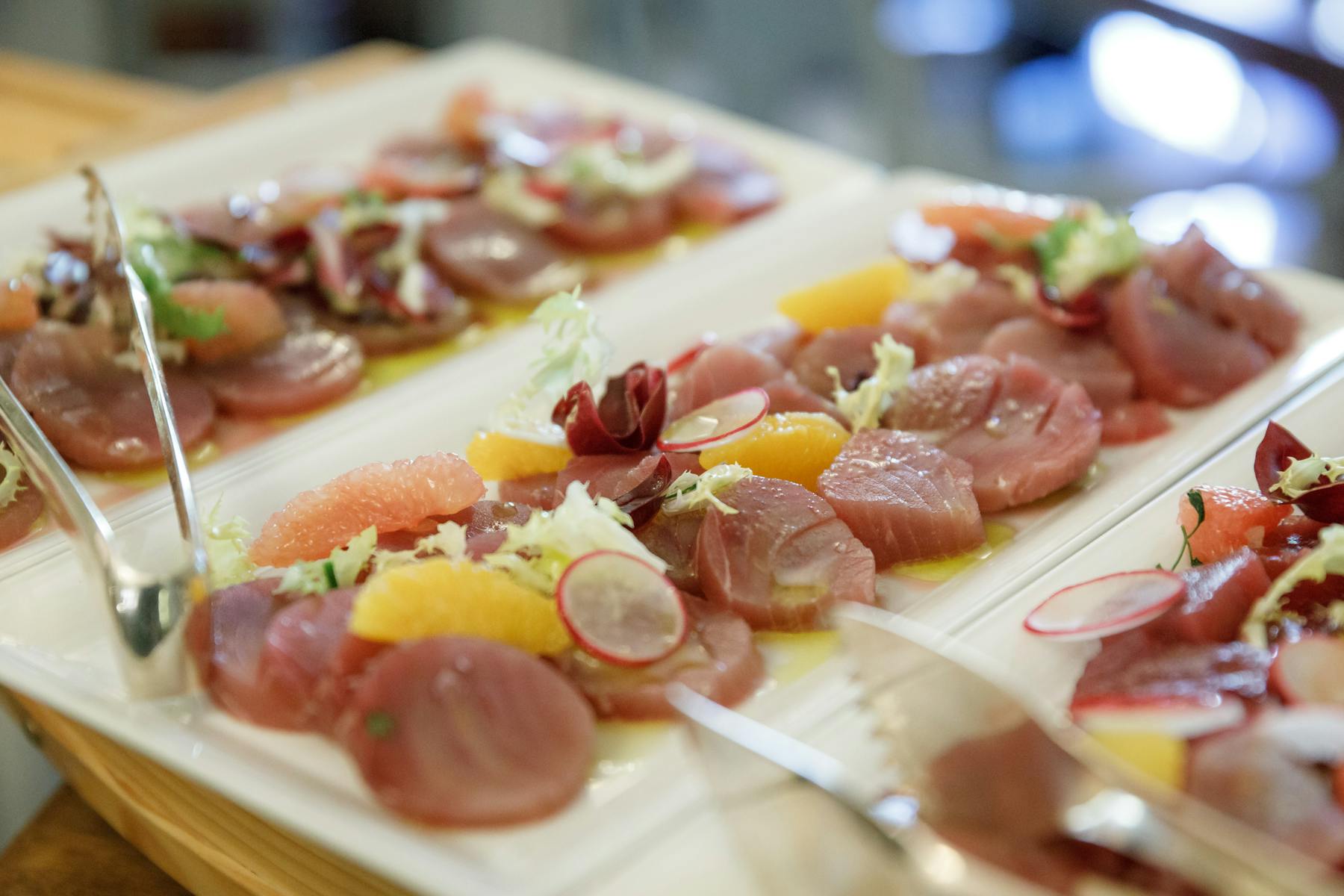 a close up of a plate of food