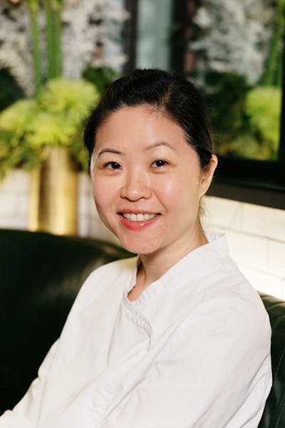 a person wearing a white shirt