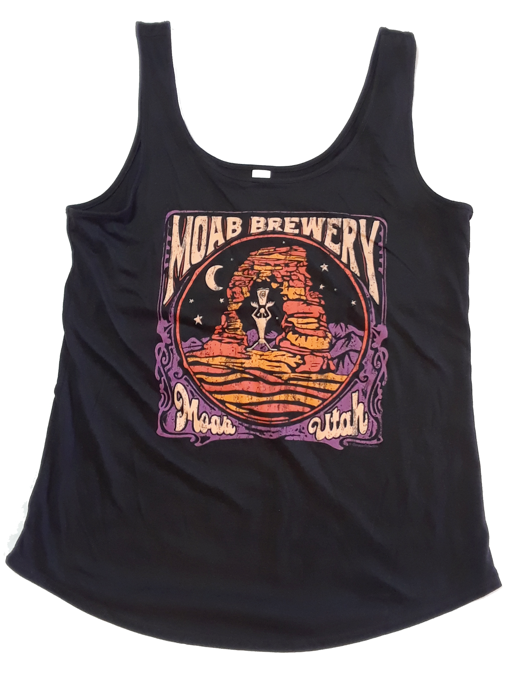 Ladies Groovy Arch Tank (ON SALE) | Moab Brewery in Moab, UT