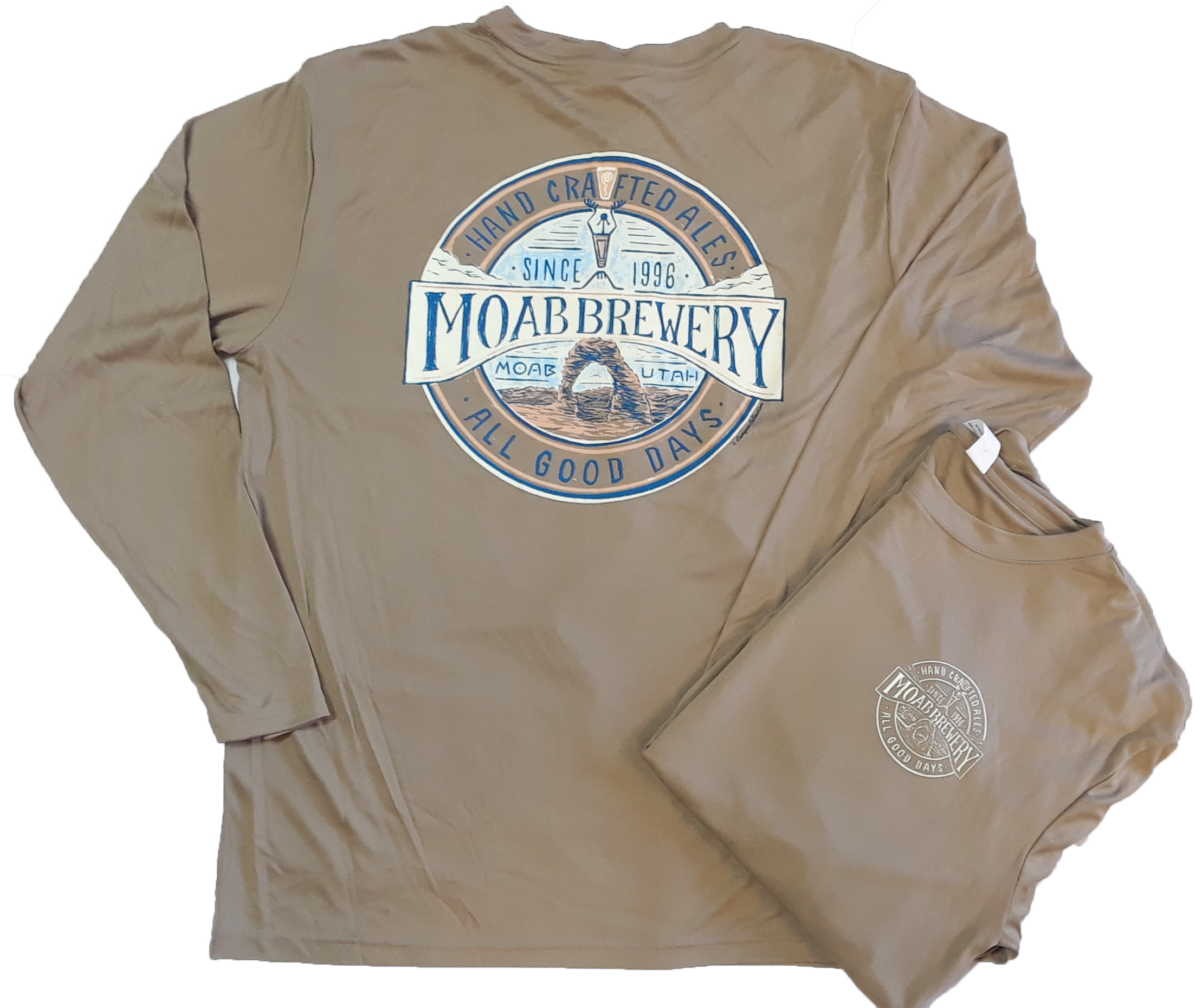 Arch Seal BAW Long Sleeve Tee UPF 50+ | Moab Brewery in Moab, UT