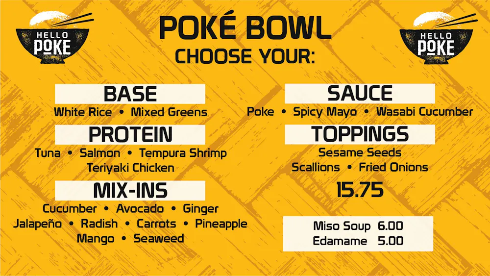 Hello Poke | Cherry Creek Hall in Denver