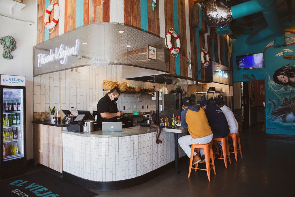 interior of the restaurant