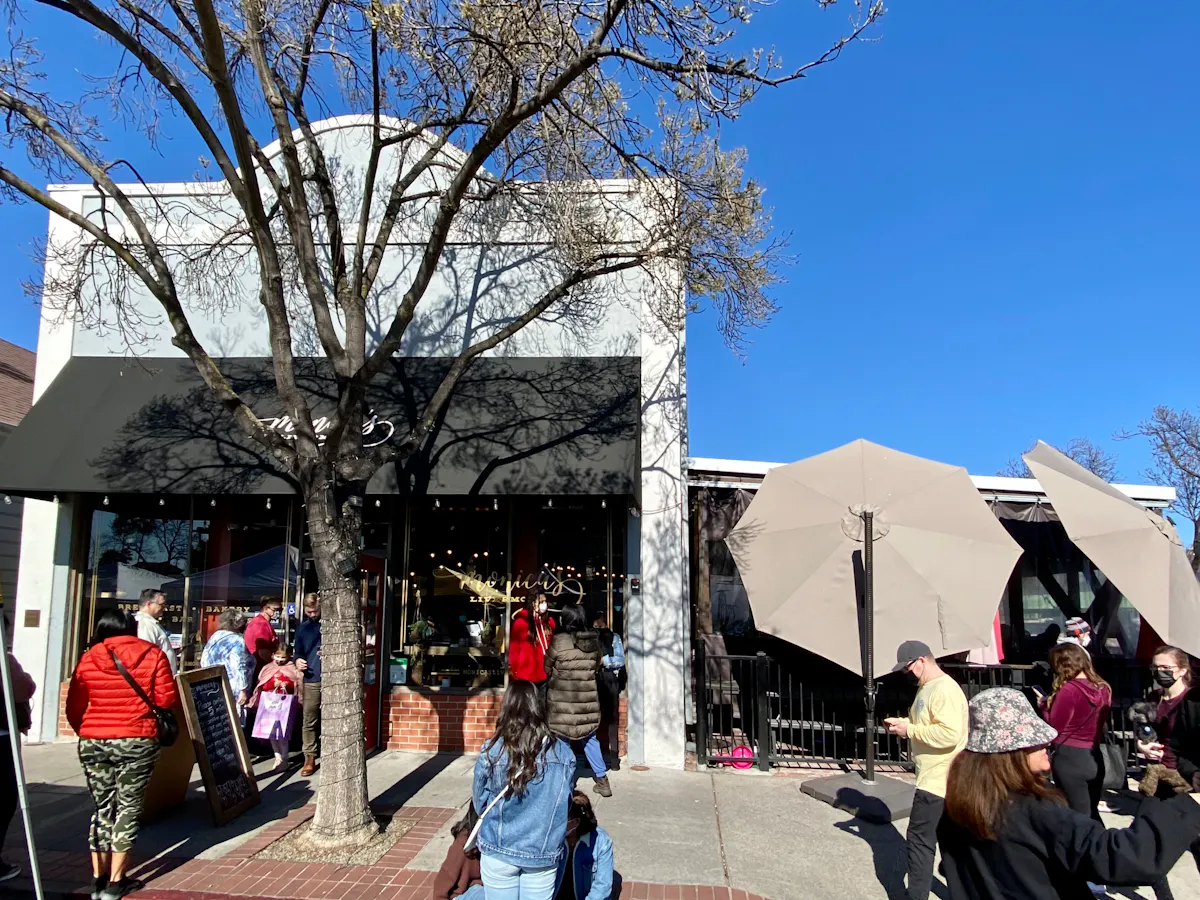 the restaurant exterior