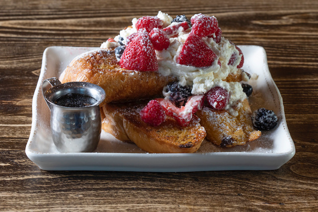 a dessert on a plate