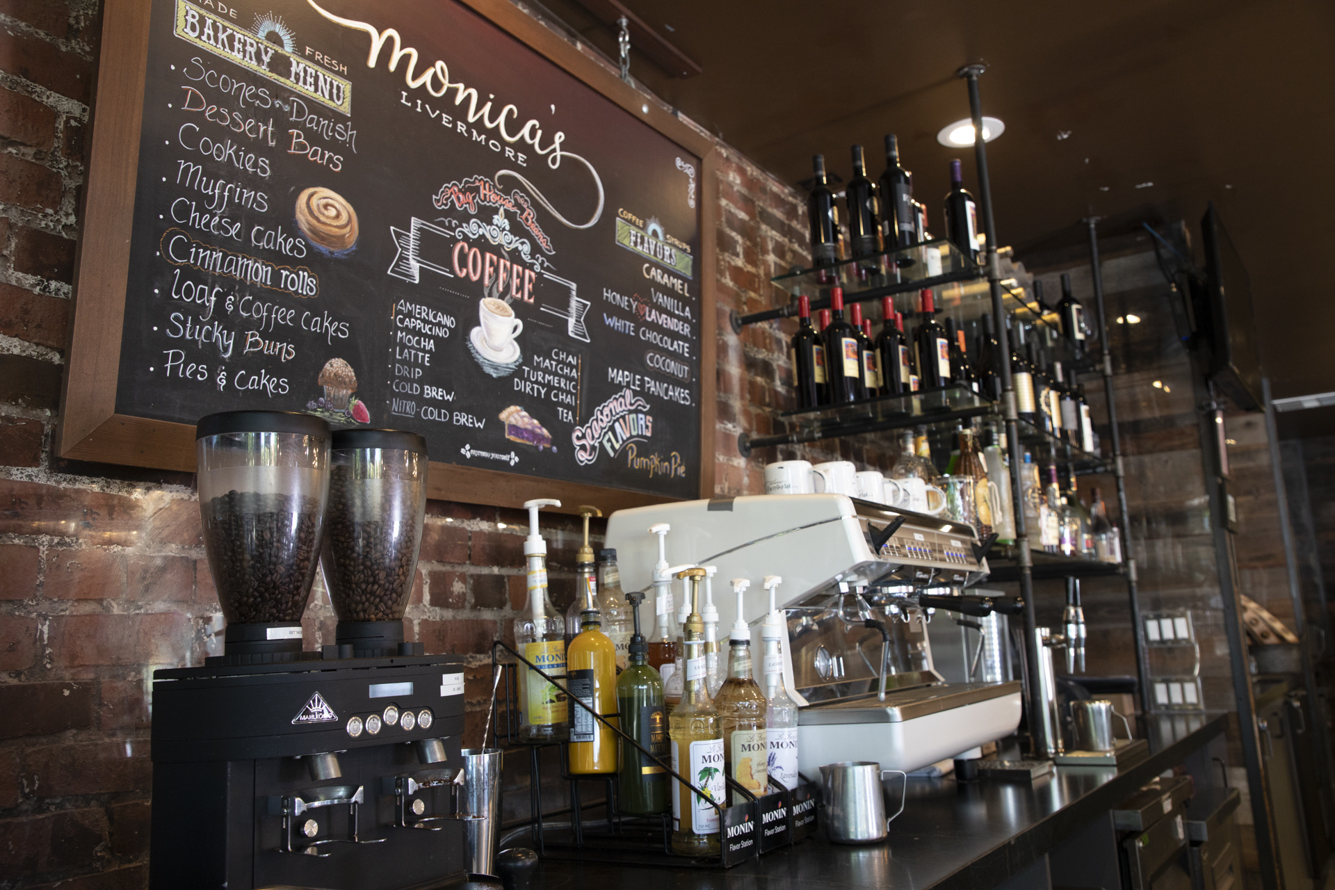 the restaurant bar