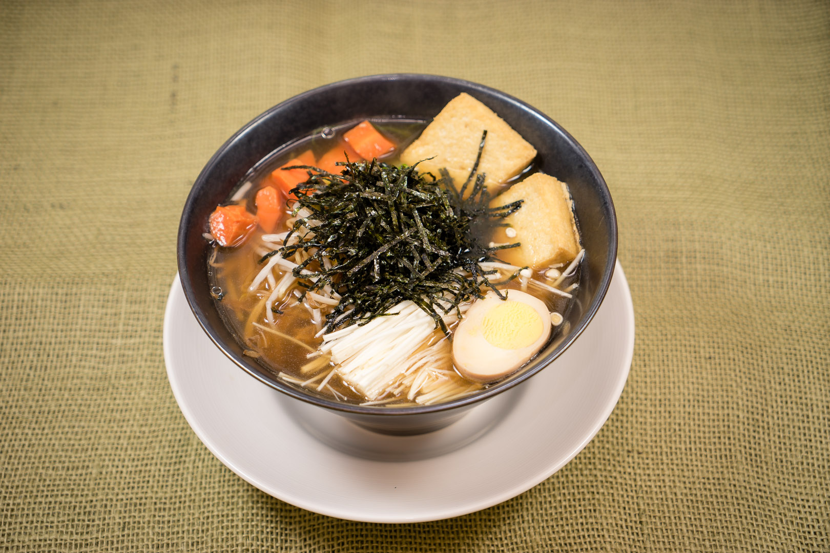 a bowl of food on a plate