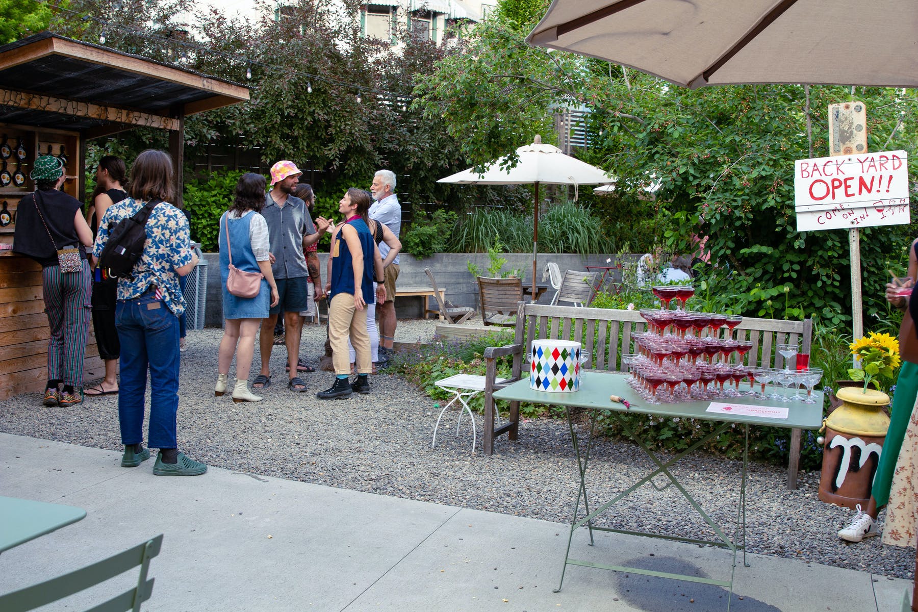 a close up look to people standing