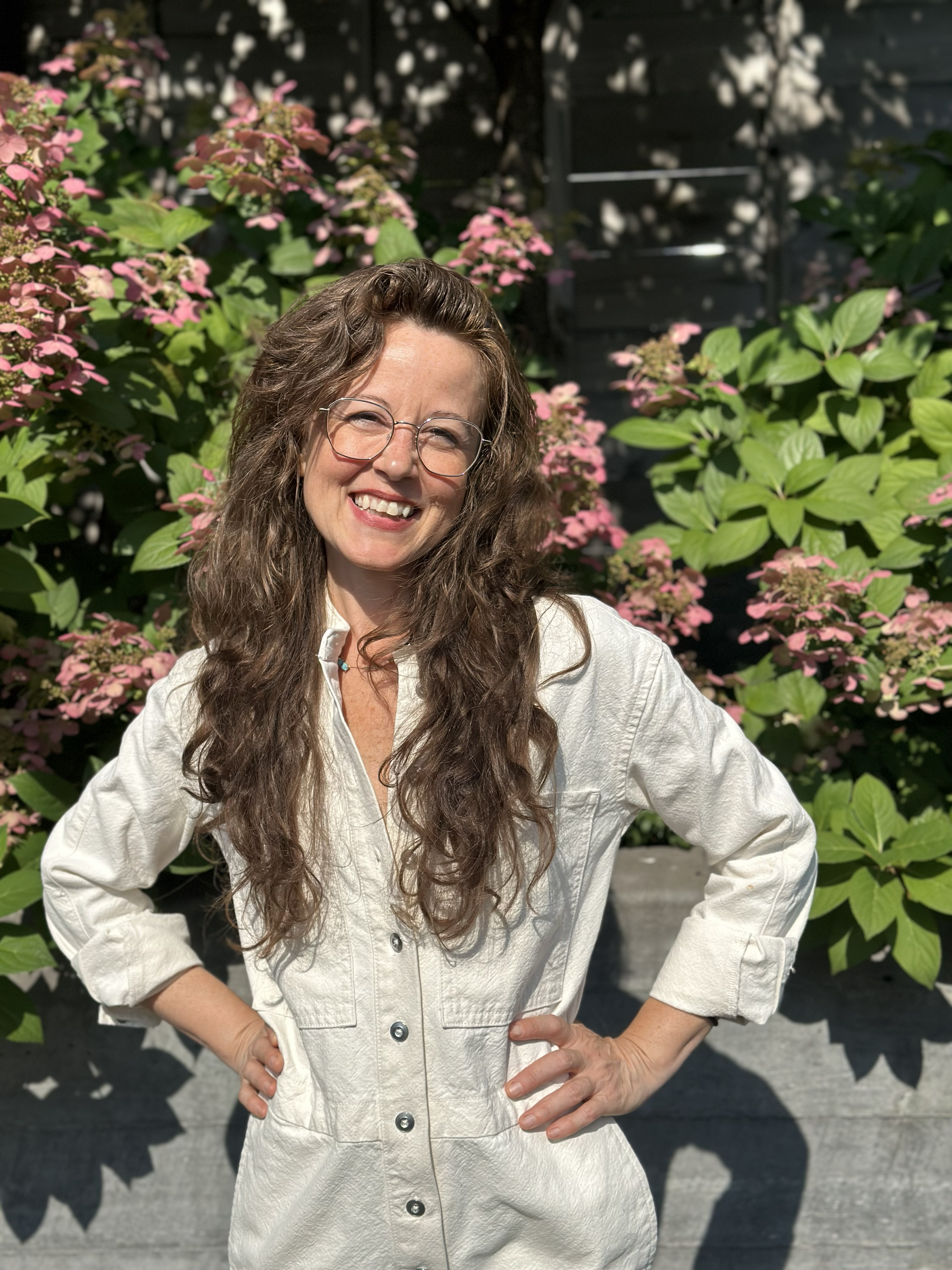 a man and a woman smiling for the camera