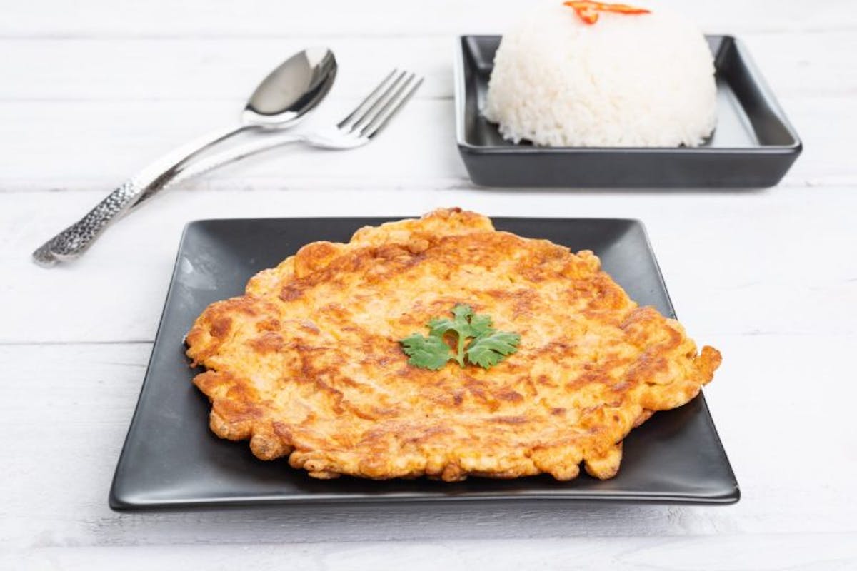 a close up of food