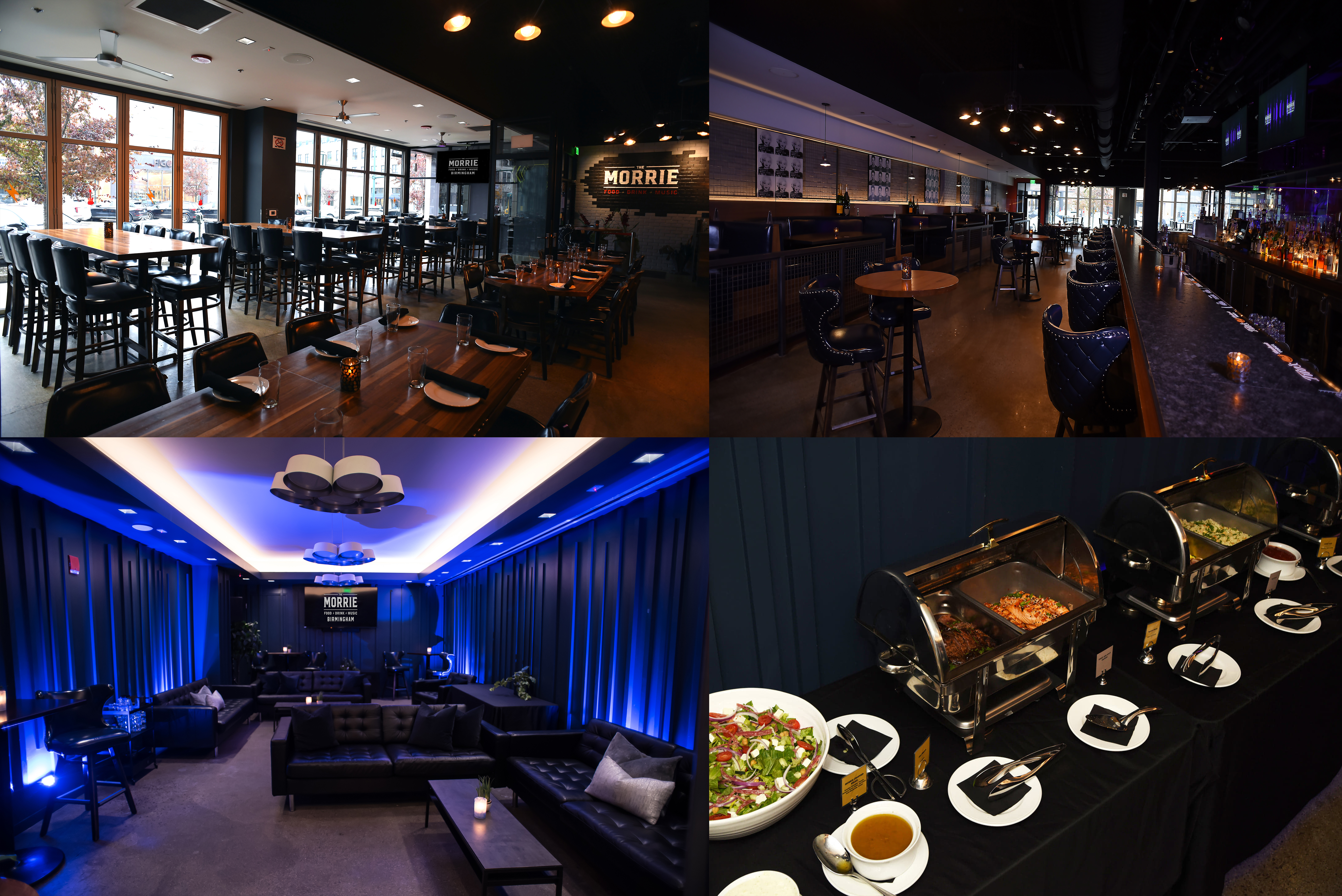 interior event and dining rooms