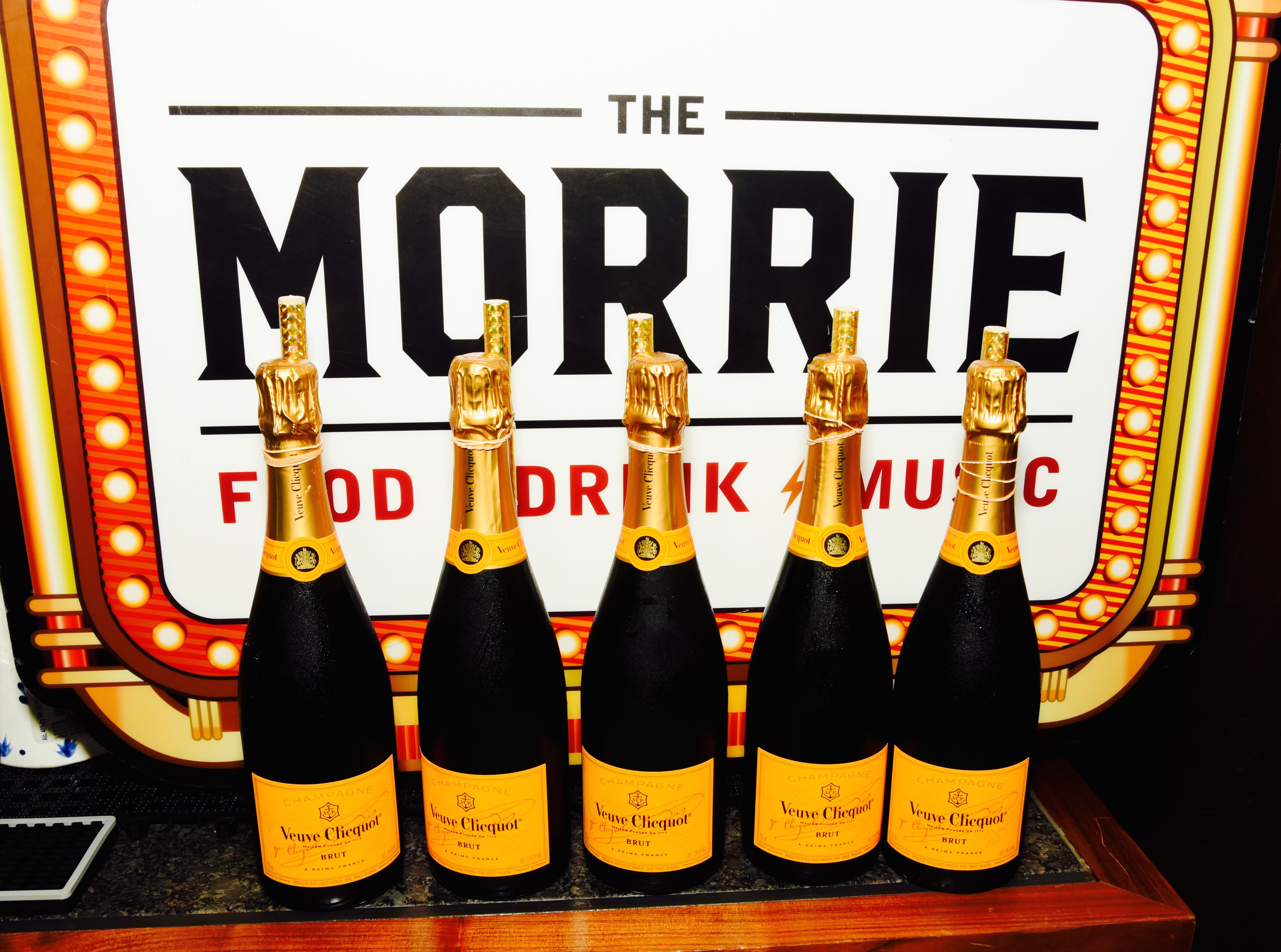 bottles of champagne