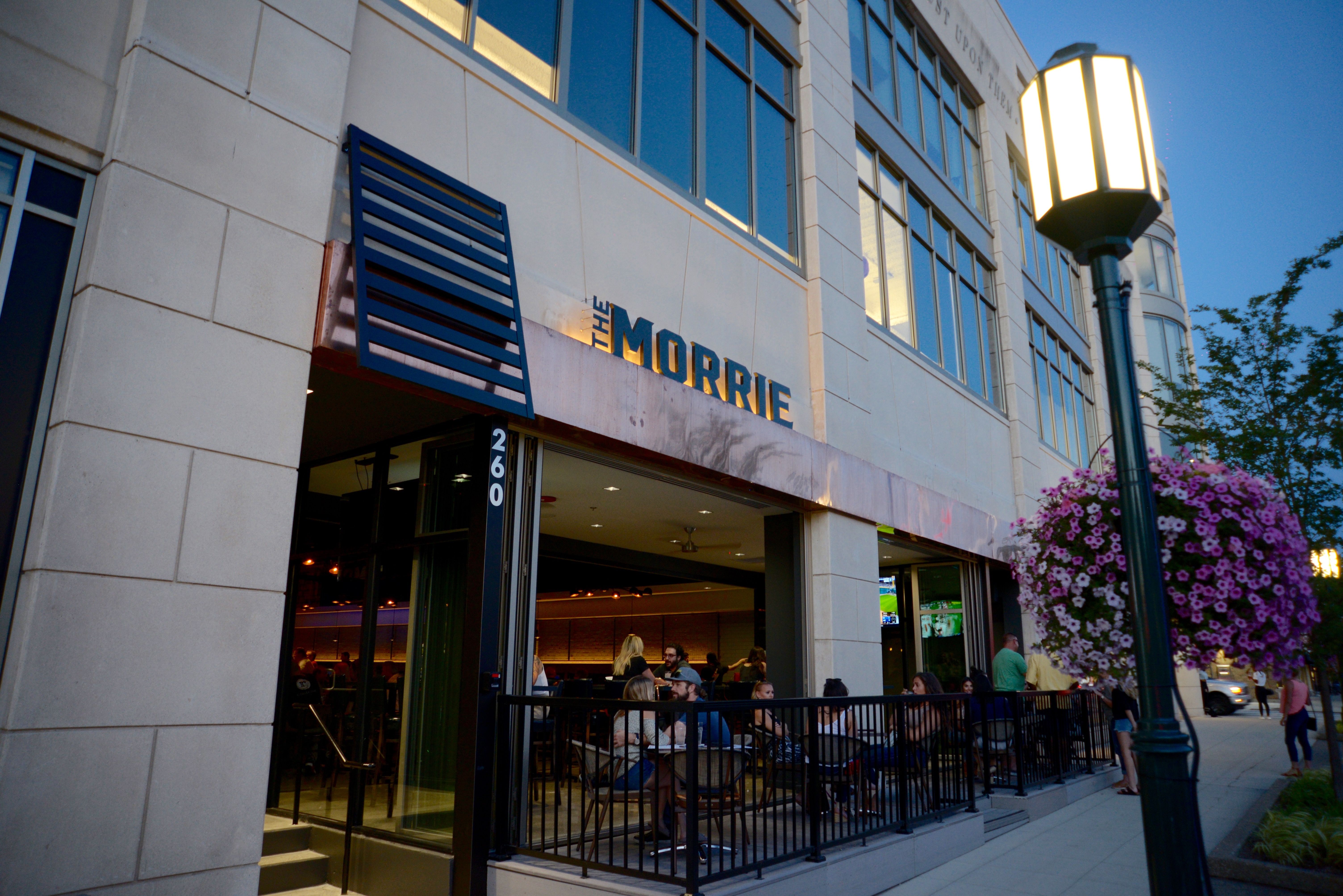 a sign on the side of a building