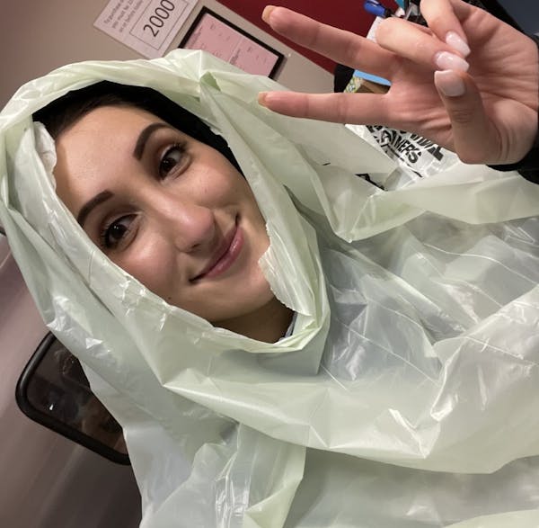 a woman taking a selfie