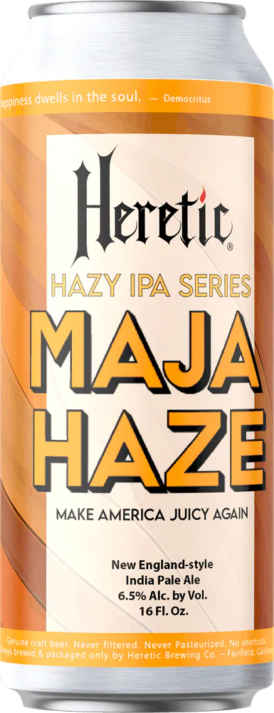 a sign on the side of a bottle