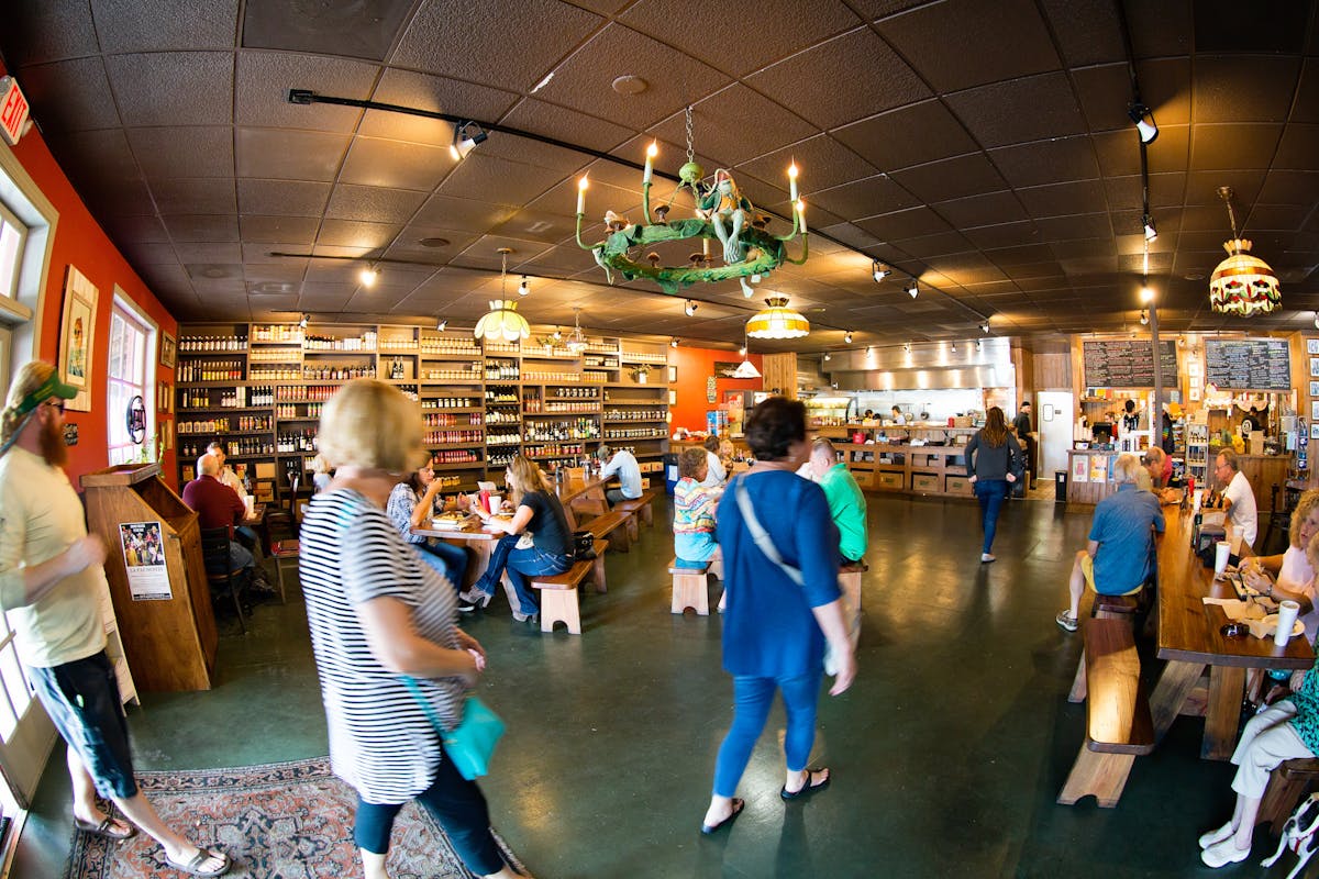 a room full of people