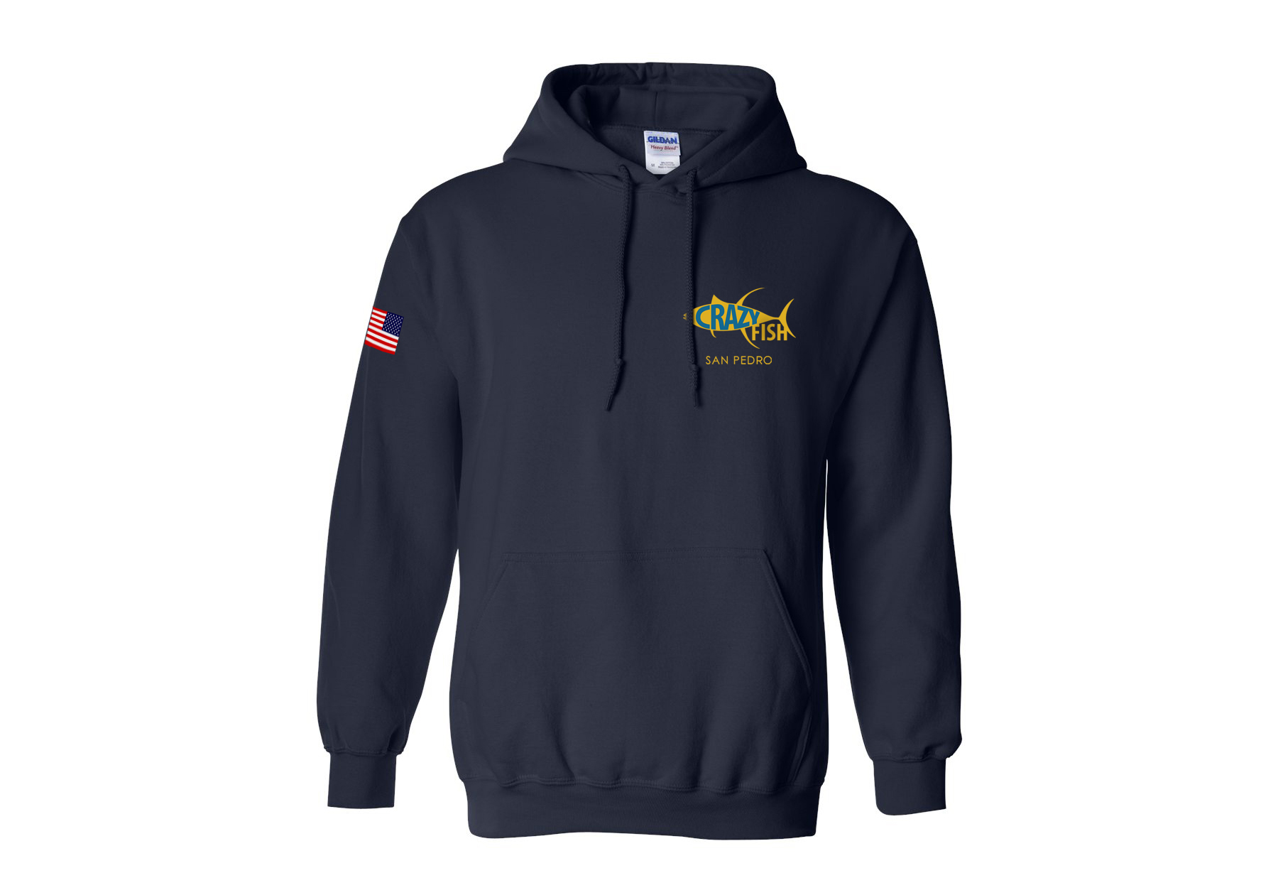 Crazy Fish Hoodie | Crazy Fish Grill & Market | Seafood Restaurant