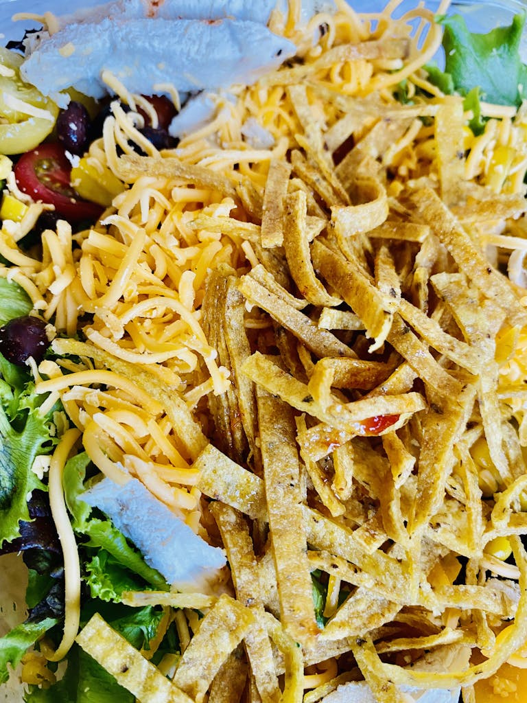 a pile of fries
