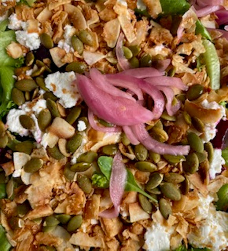 a bowl of salad