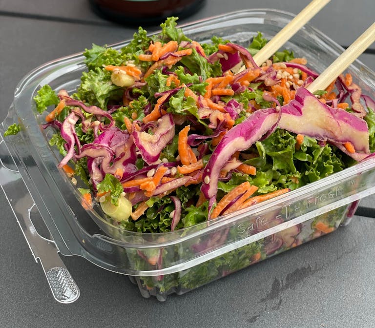 a bowl of salad