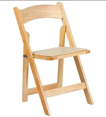 a wooden chair