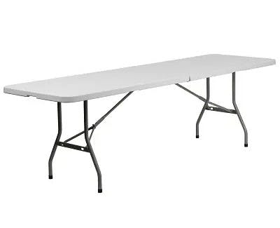 a table topped with lots of furniture