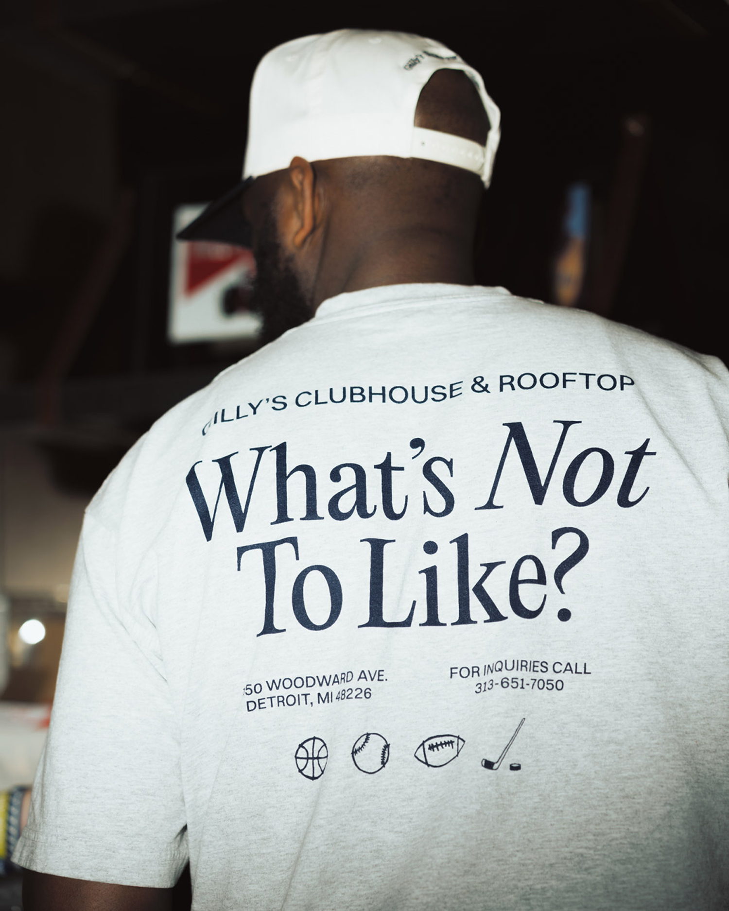 a person wearing a hat