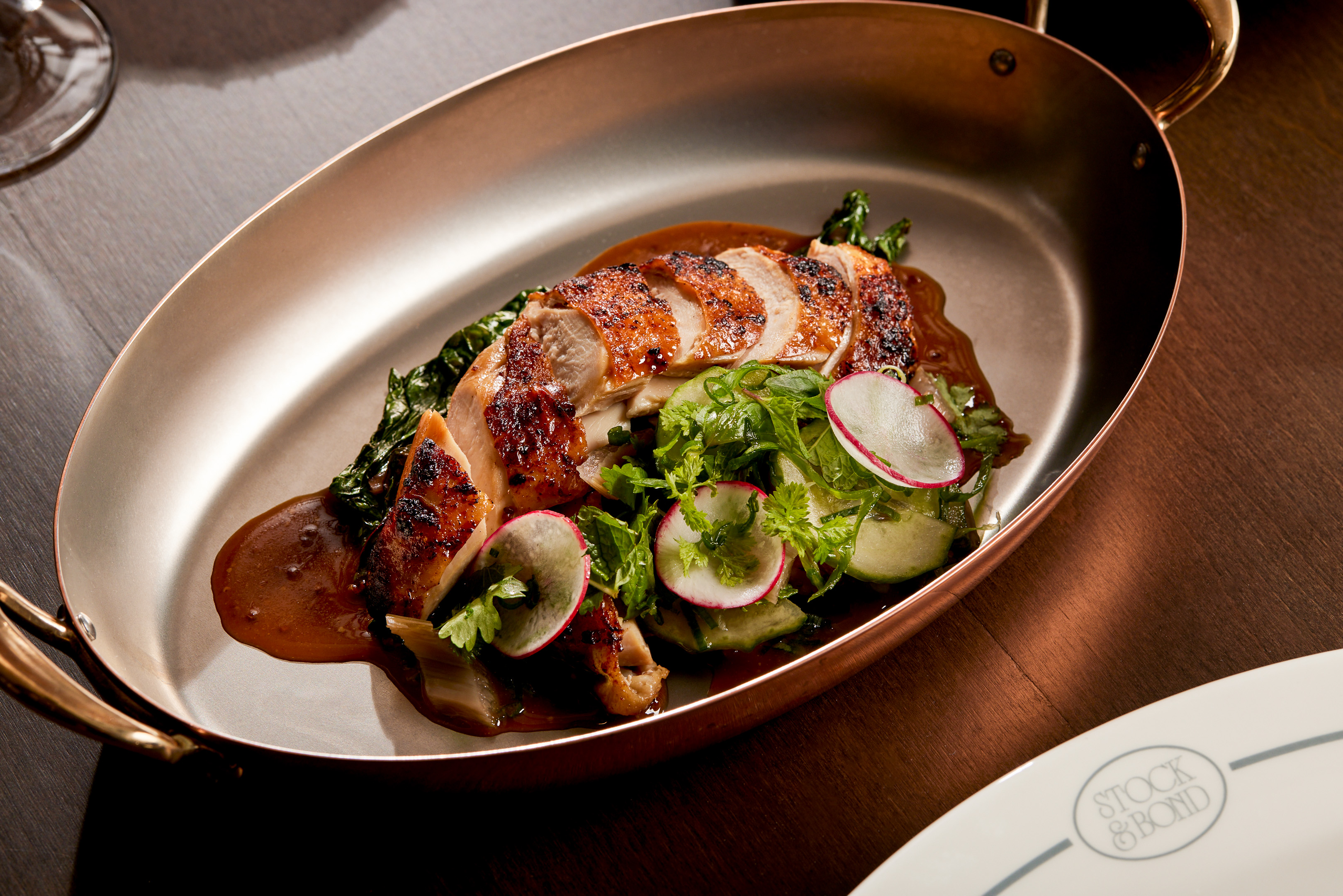 a bowl of food on a plate