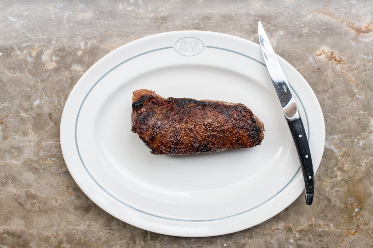 a plate of food on a table