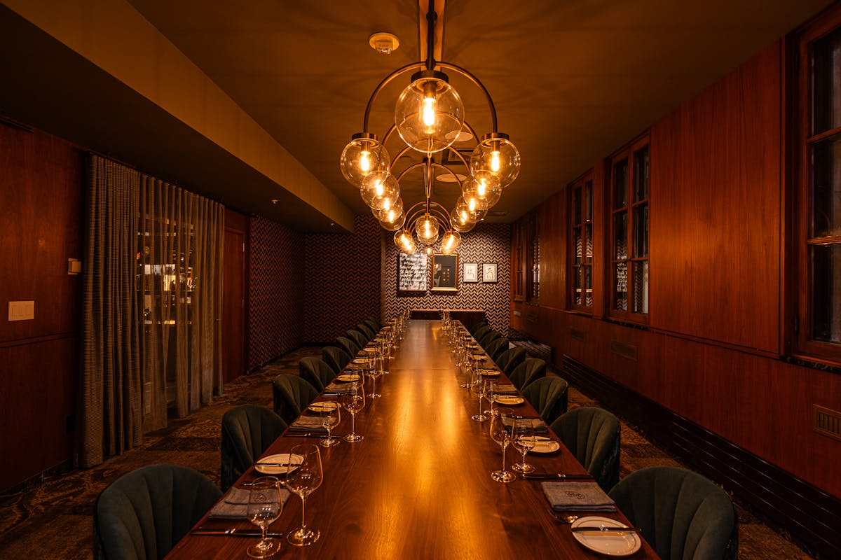 a large room