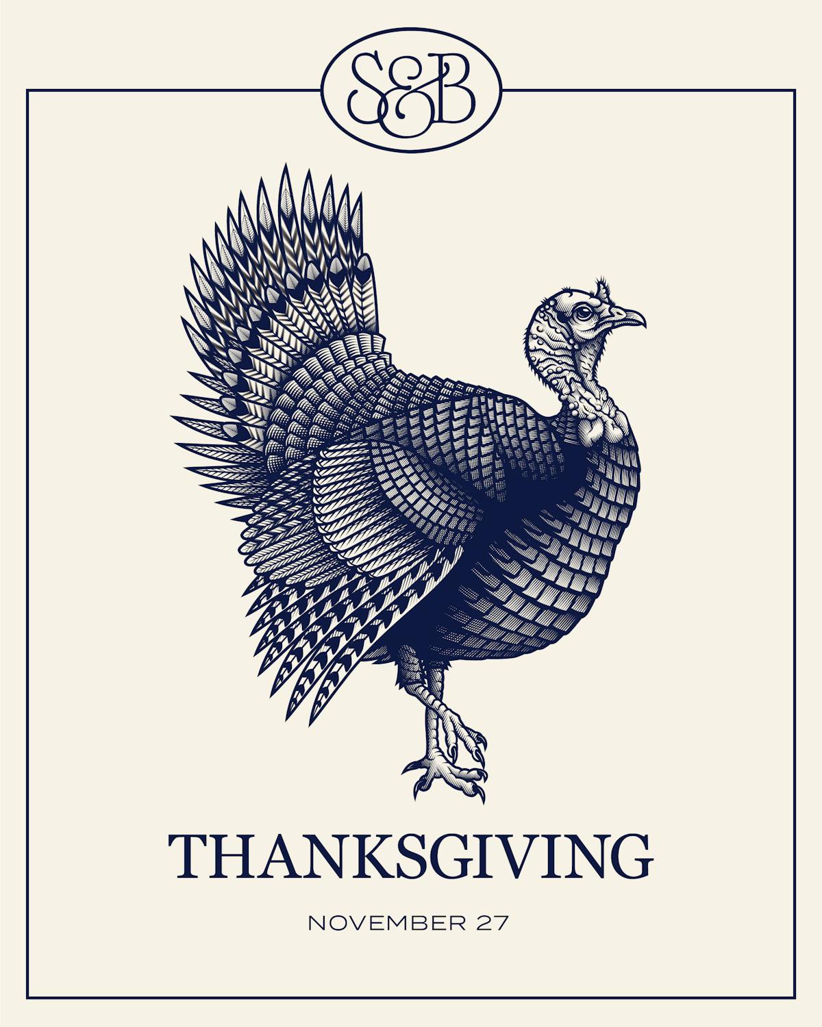 Thanksgiving Turkey at Stock & Bond