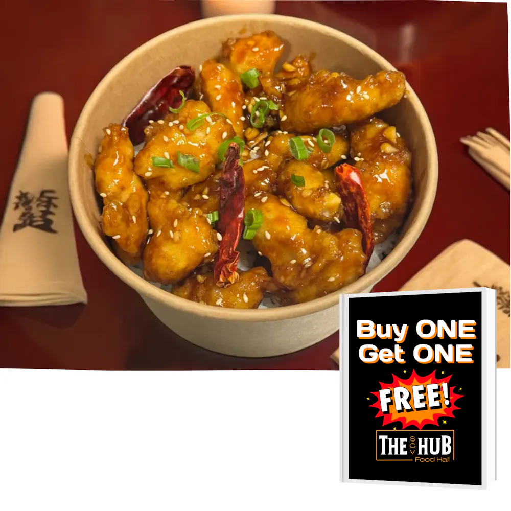 a bowl of food on a table