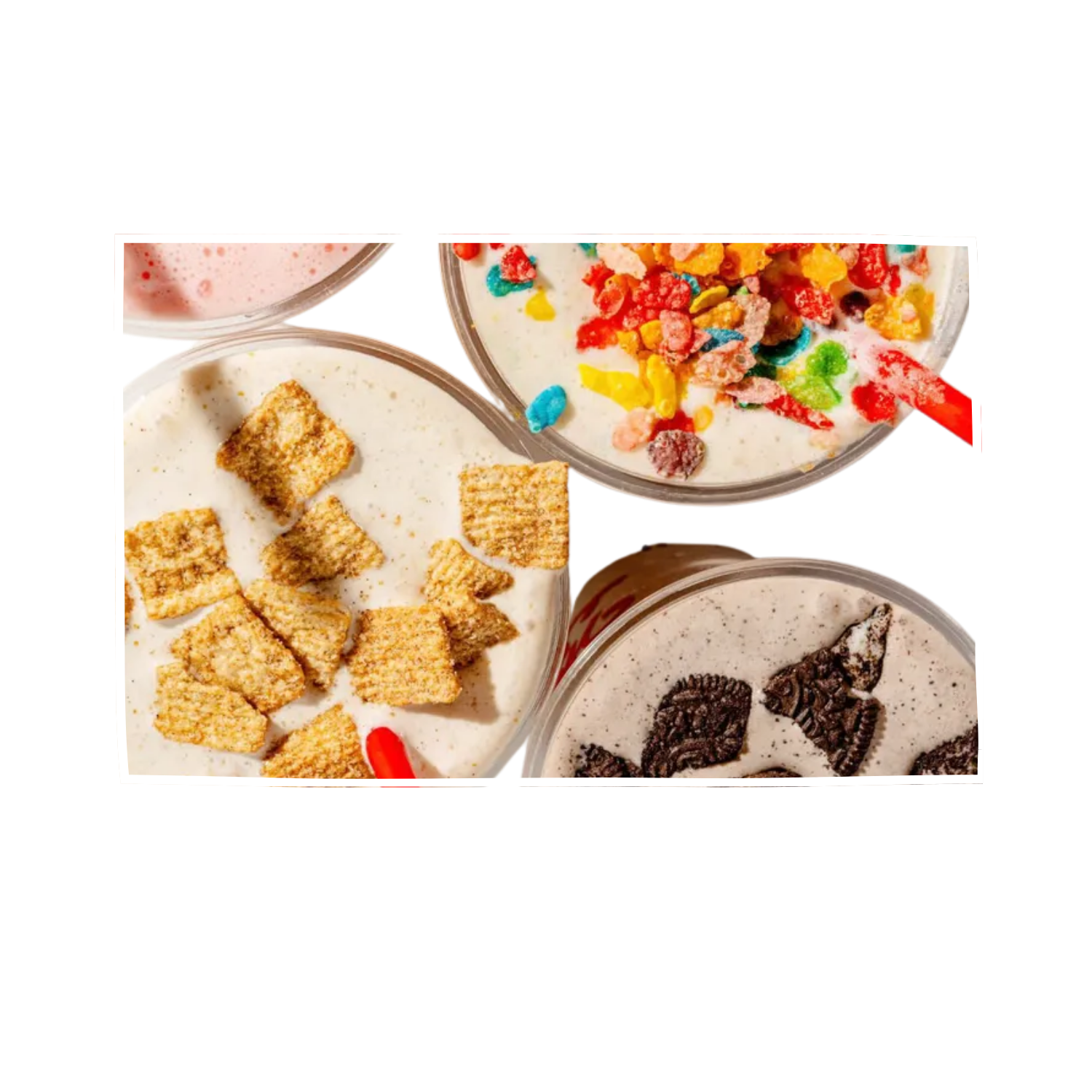 a group of logos on a black background