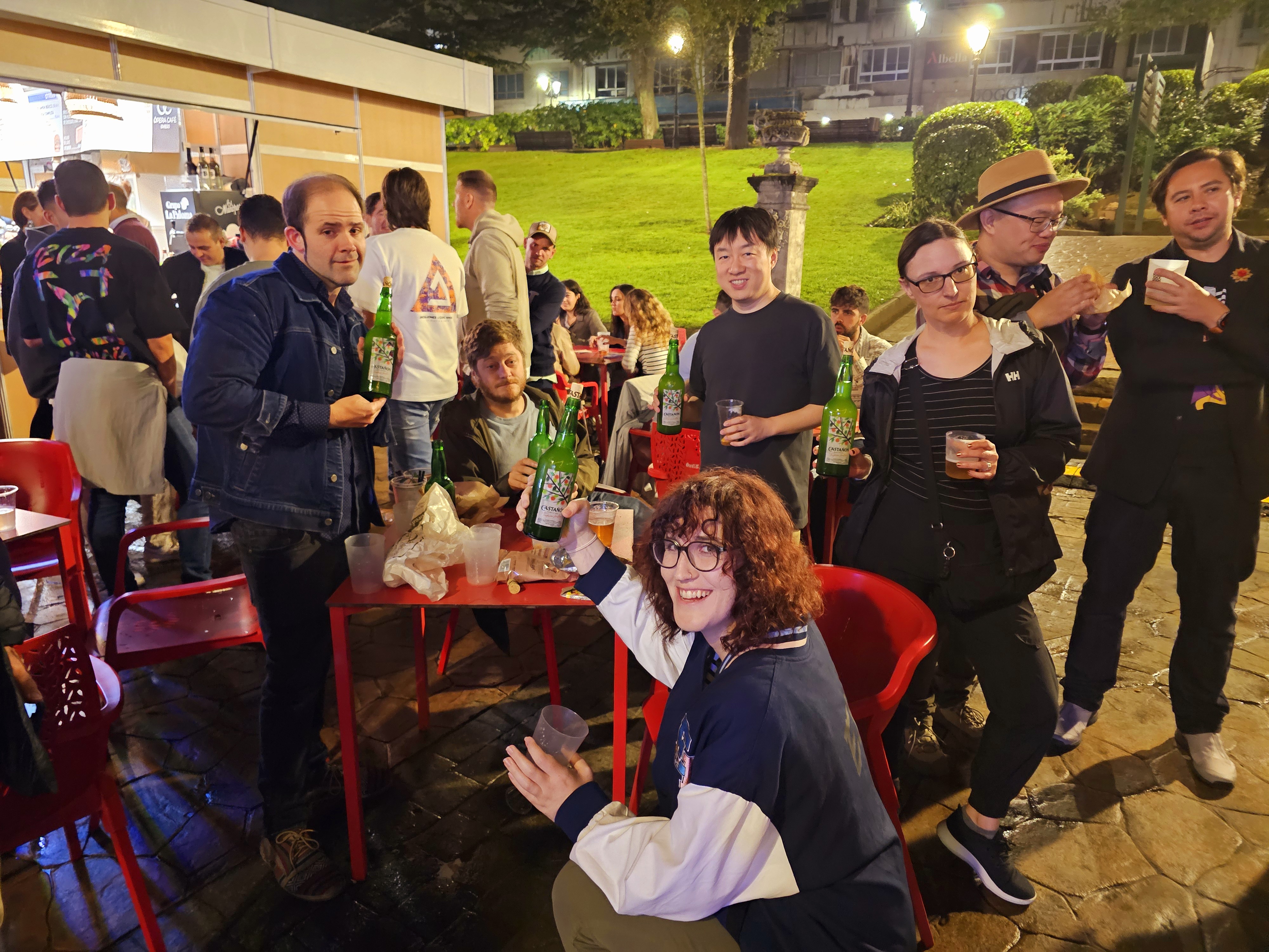 a group of people posing for the camera