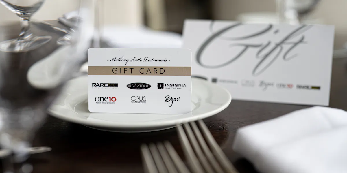 Gift Cards | Opus Steakhouse in Jericho, NY