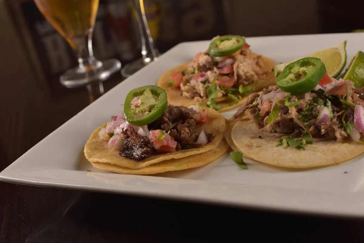 a plate of food on a table