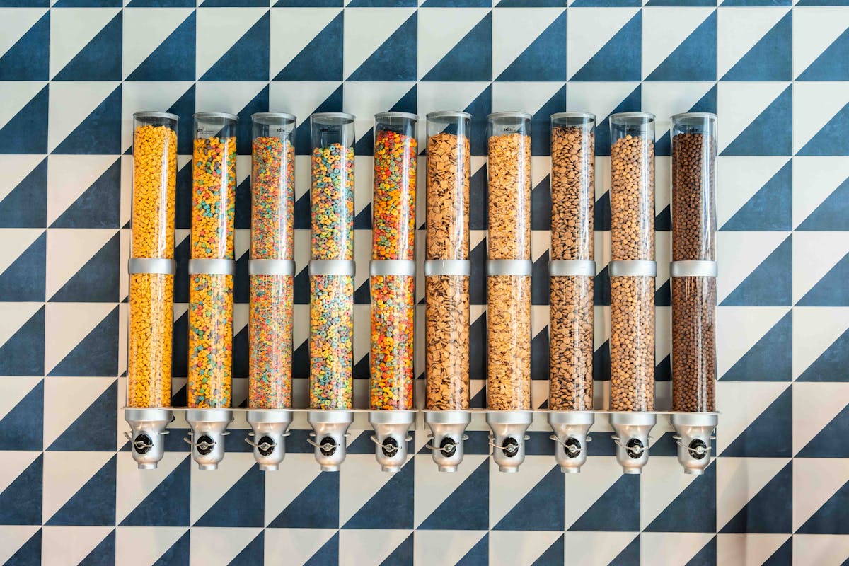 a stack of flyers on a table