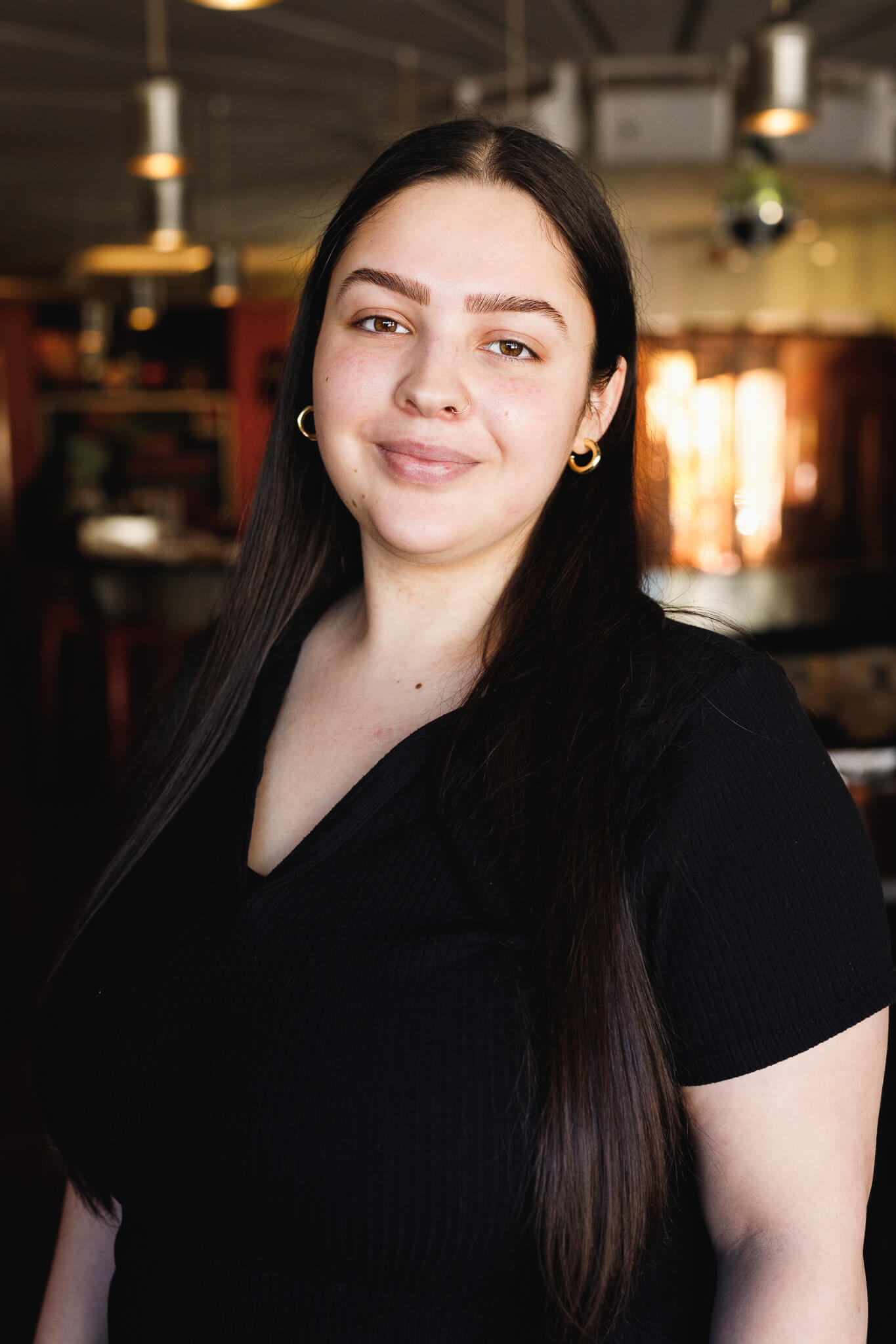 a woman posing for the camera
