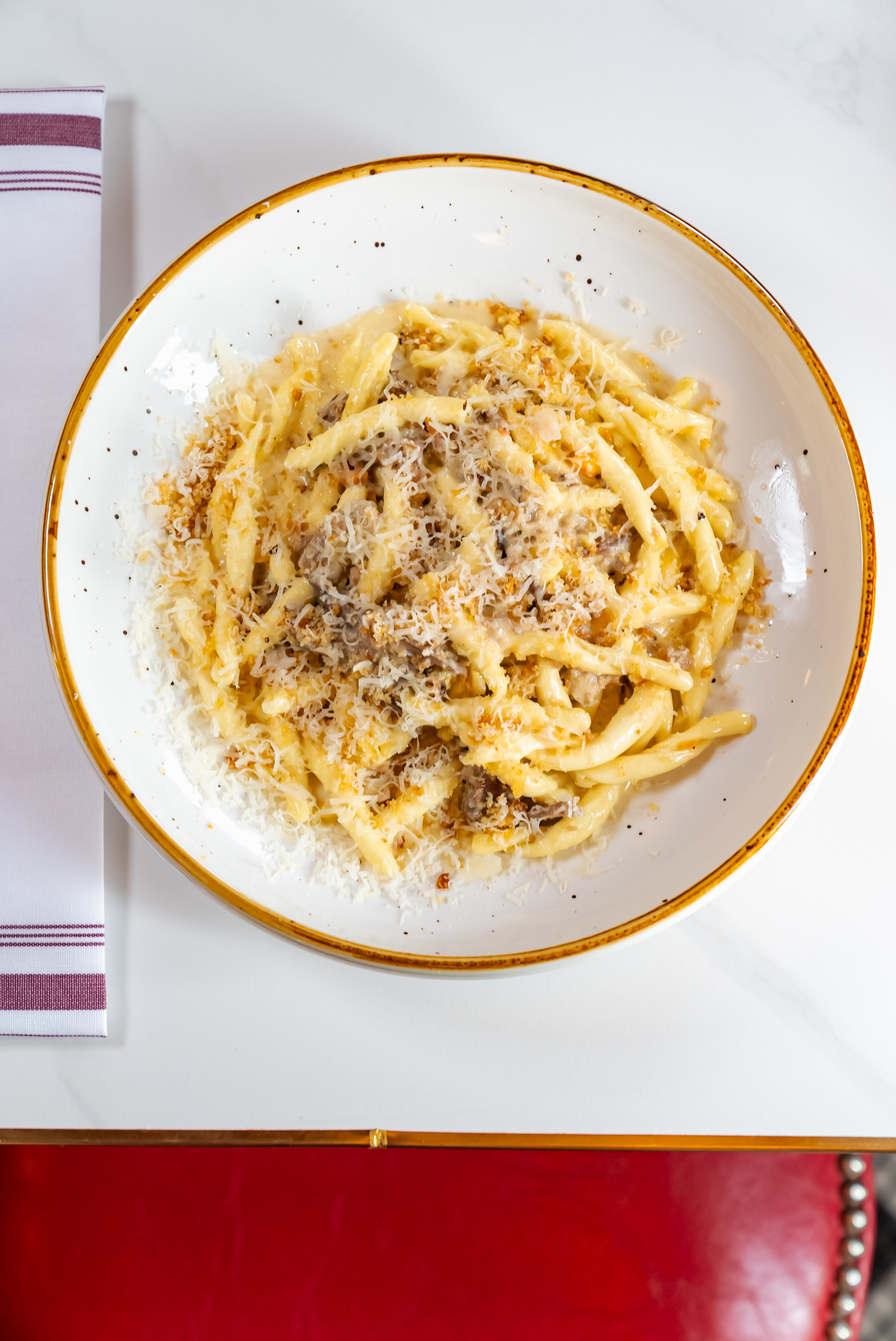 a bowl of food on a plate